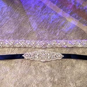 Rhinestones bridal belts